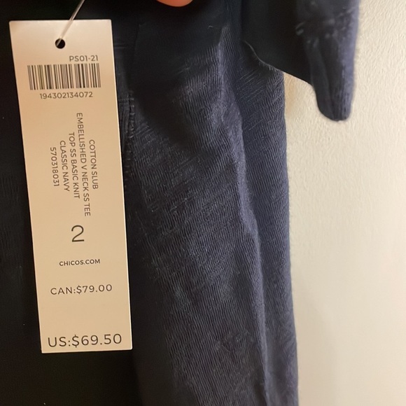 CHICO’S Beaded Tee - Picture 9 of 9